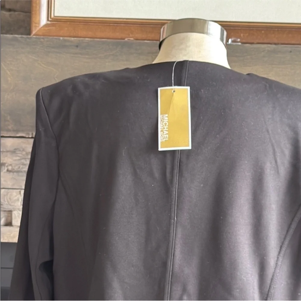 Michael Kors Black Jacket with Gold Details